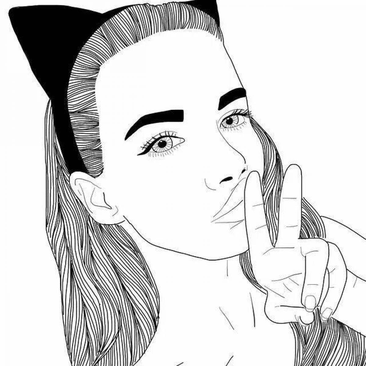 Color-zany coloring page blogger