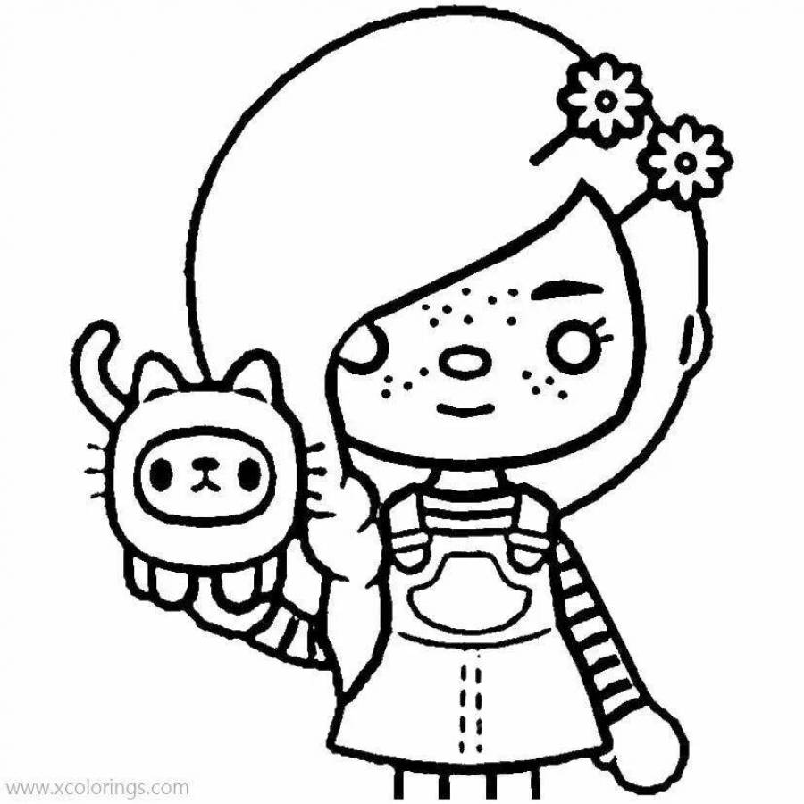 Раскраски Toca boca (39 шт.) - скачать или распечатать бесплатно #2272