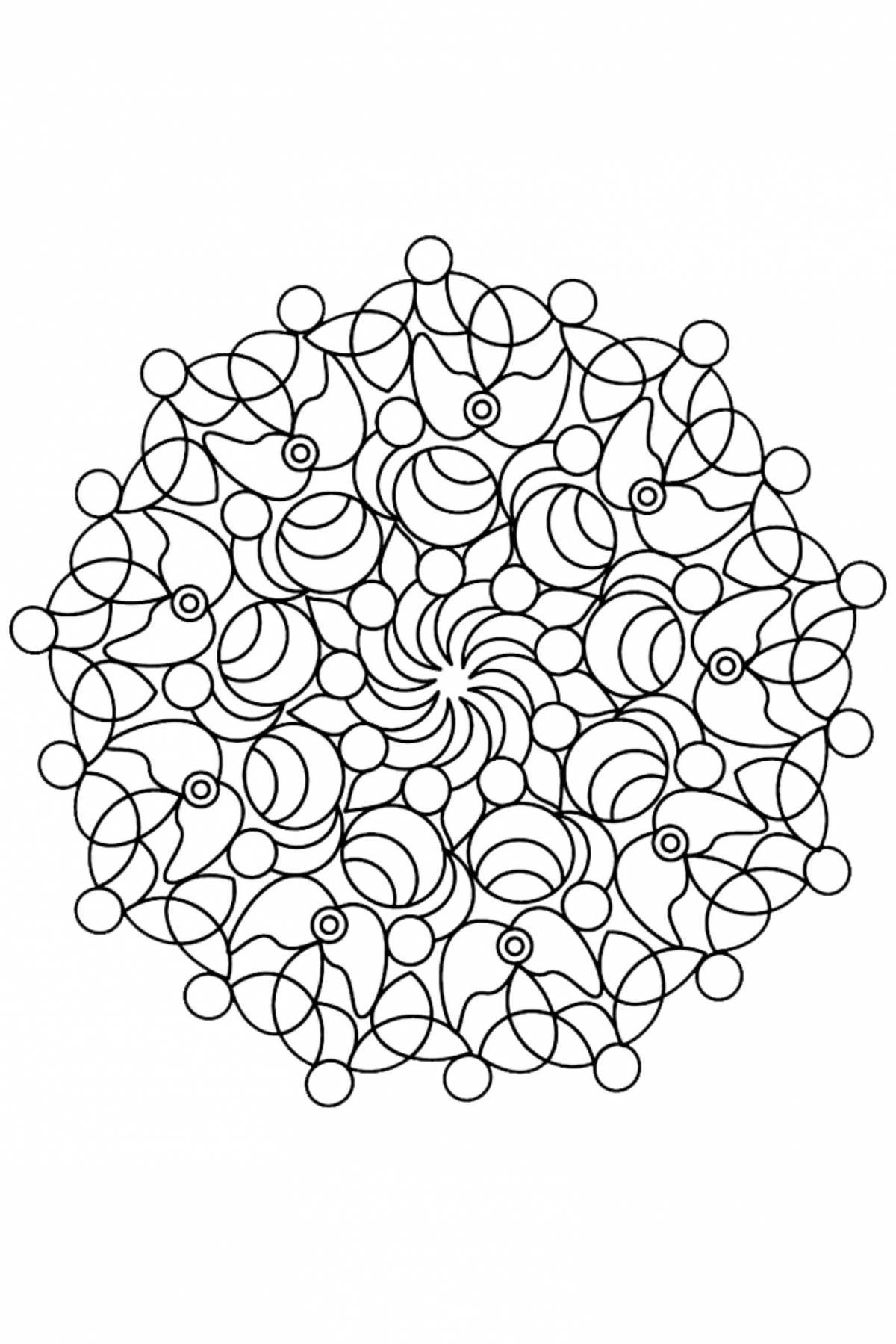 Exotic mandala coloring pages with meaning