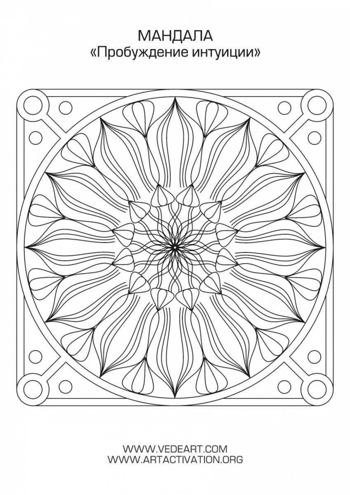 Invigorating mandala coloring pages with meaning