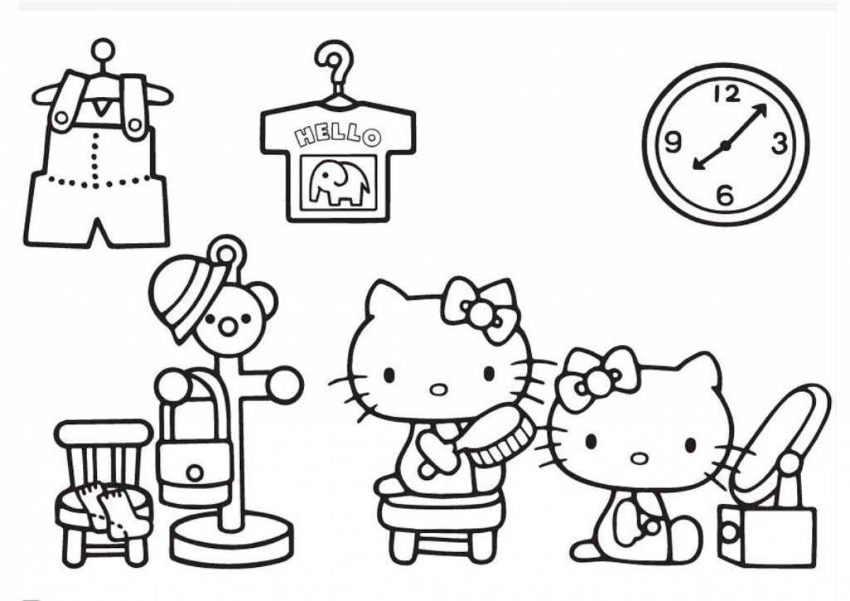 Hello kitty with clothes #5