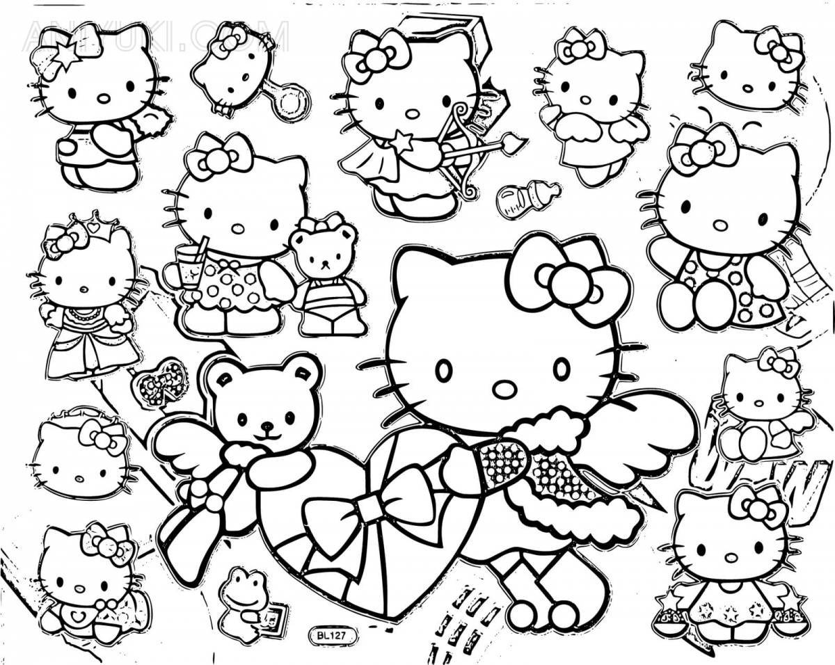Hello kitty with clothes #7