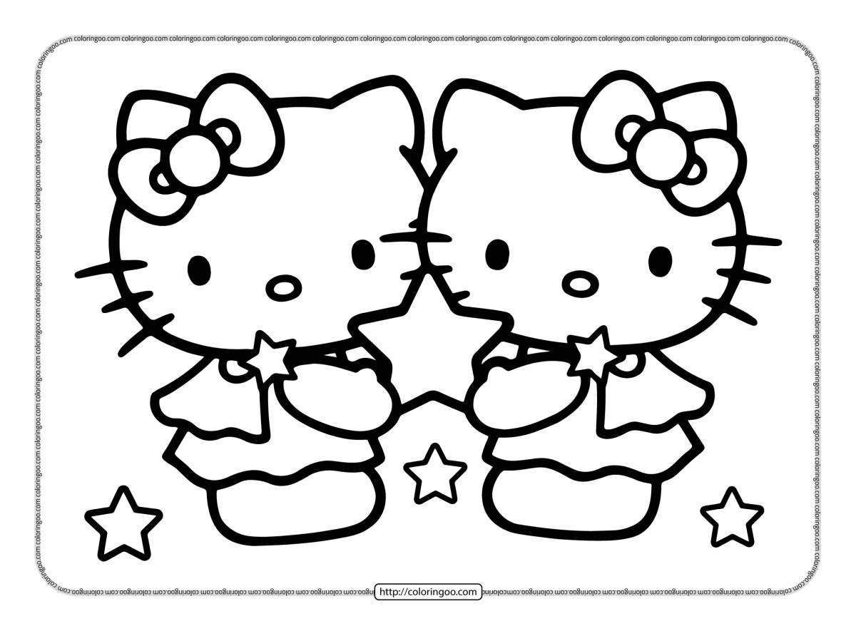 Hello kitty with clothes #8