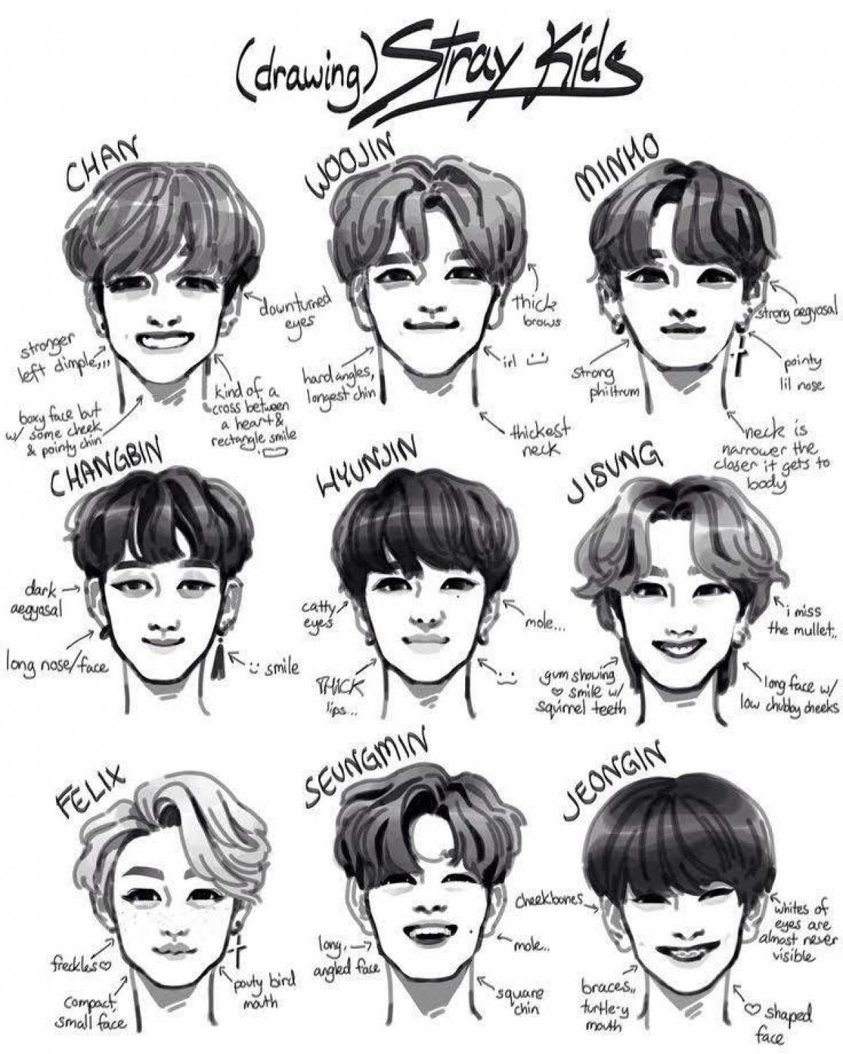 Stray kids coloring pages color-vivid stray kids