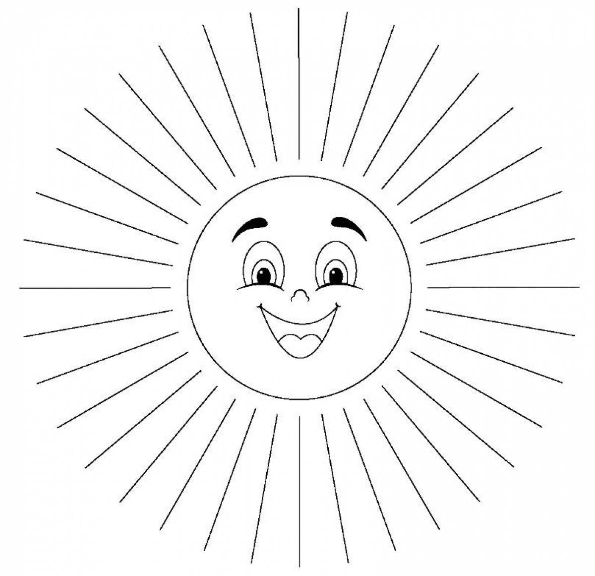 Sunshine dazzling coloring book for kids