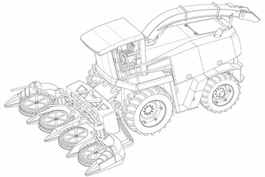 Сельскохозяйственная техника будущего рисунки детей