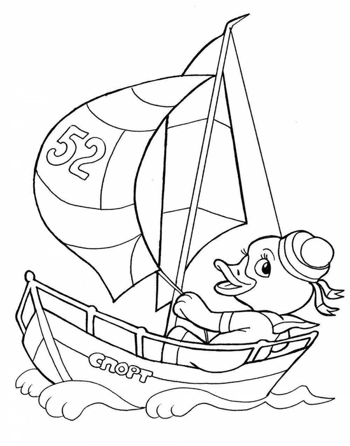 Fun coloring book for 5-6 year old boys