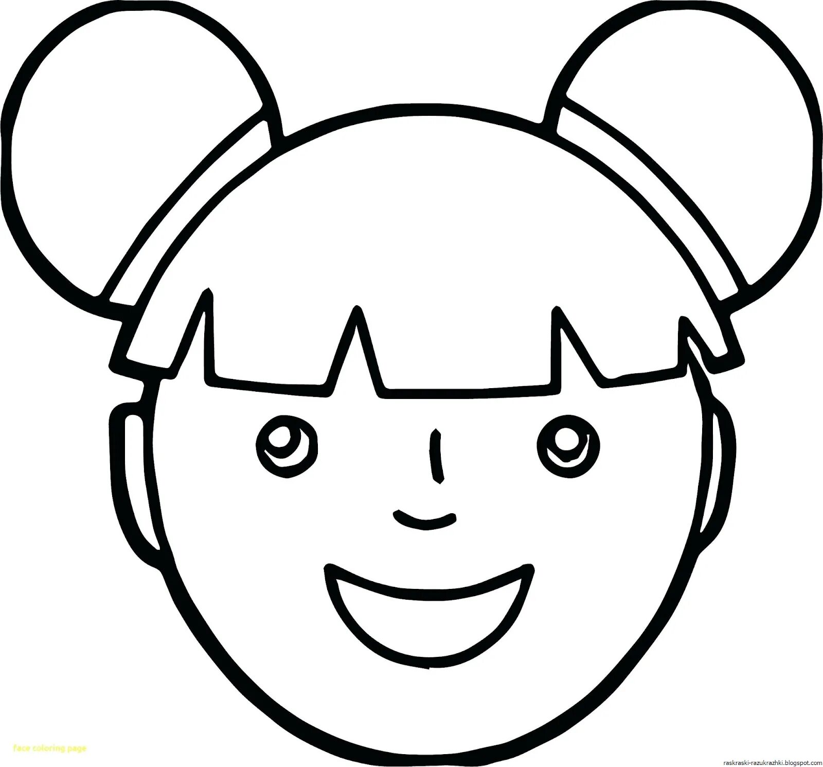 Live baby face coloring book for kids