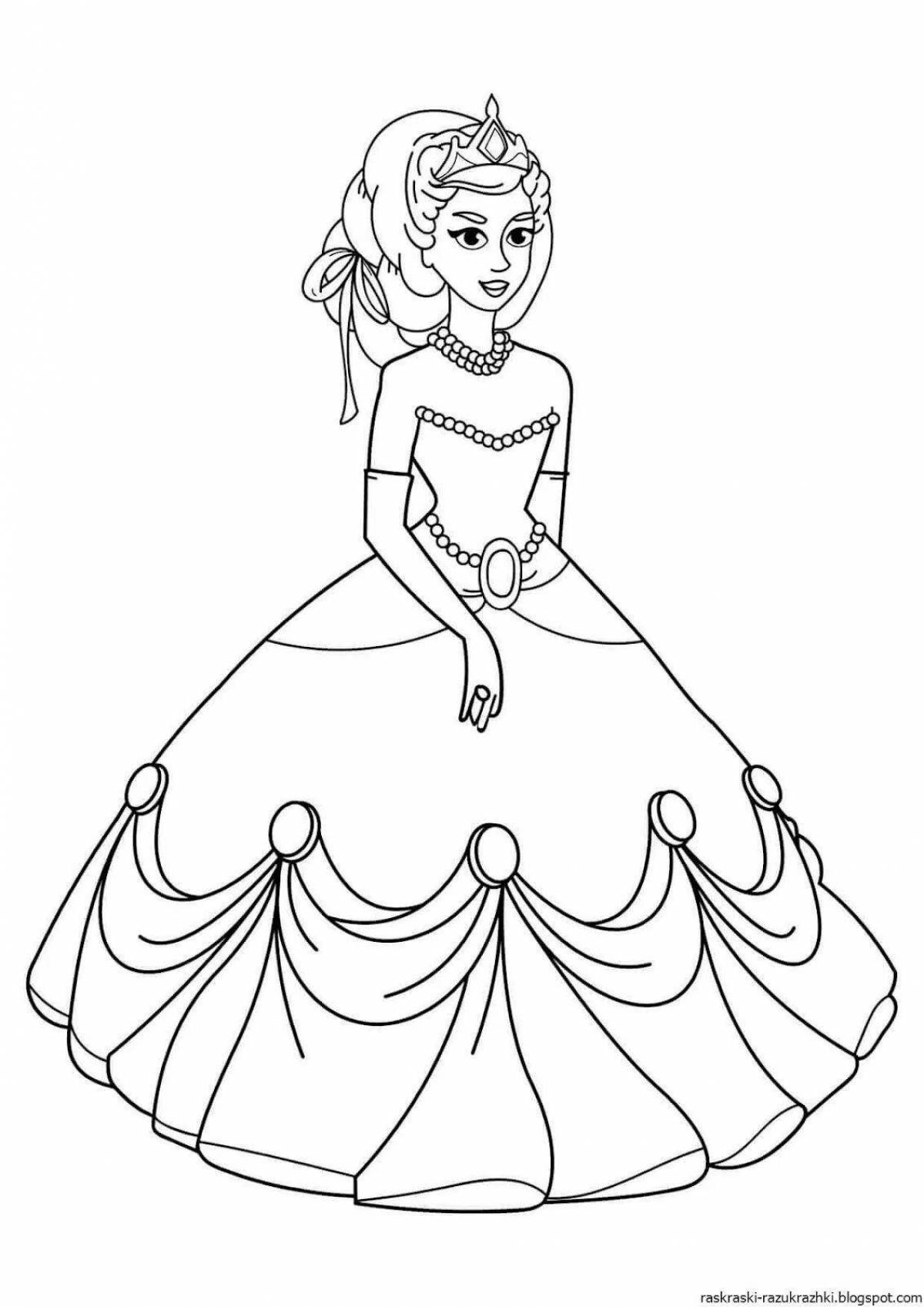 Amazing coloring pages for girls beautiful princesses