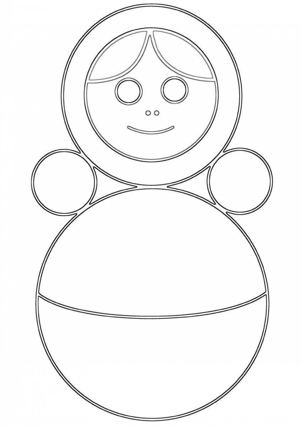 Fun toy coloring pages