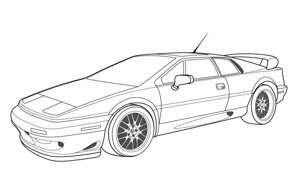 Car art coloring for GTA 5