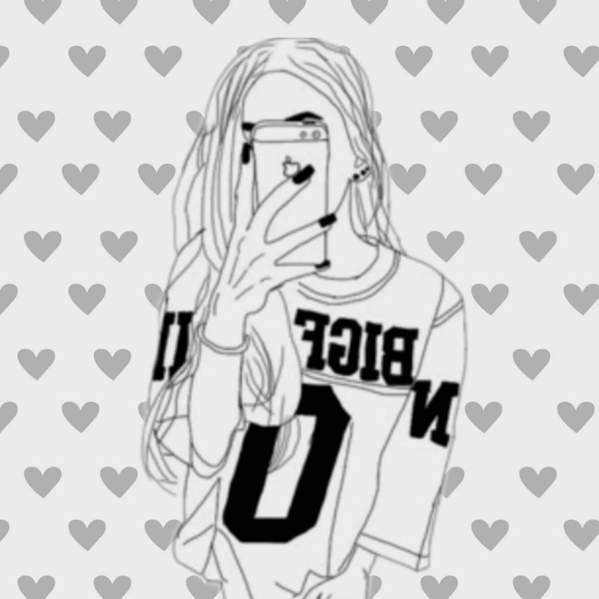 Modern coloring popular on tik tok