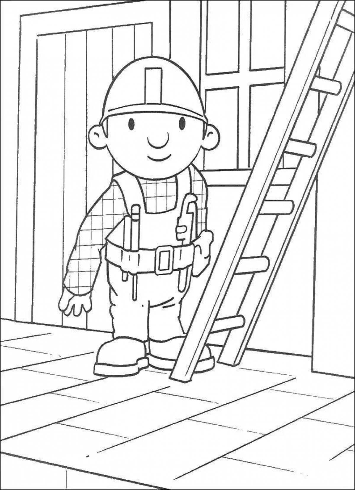 Happy safety coloring book