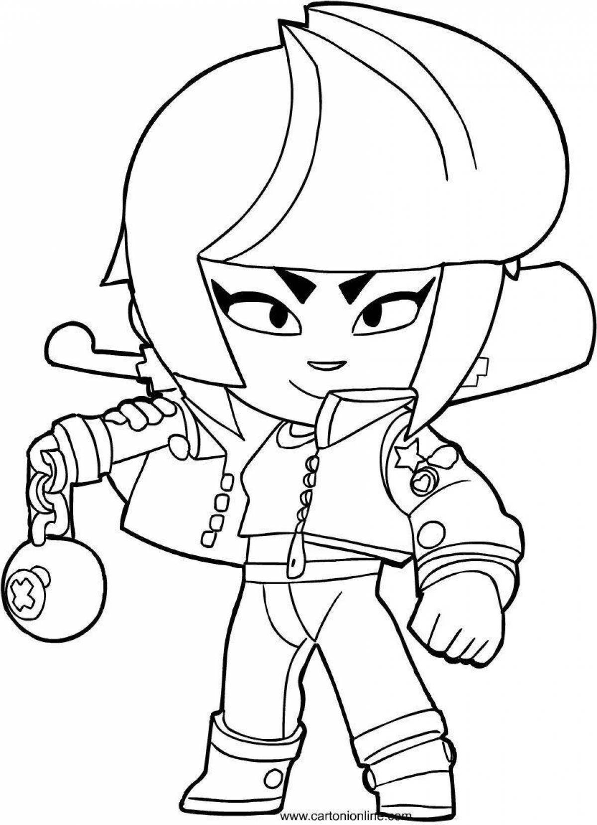 Cute lola from brawl stars