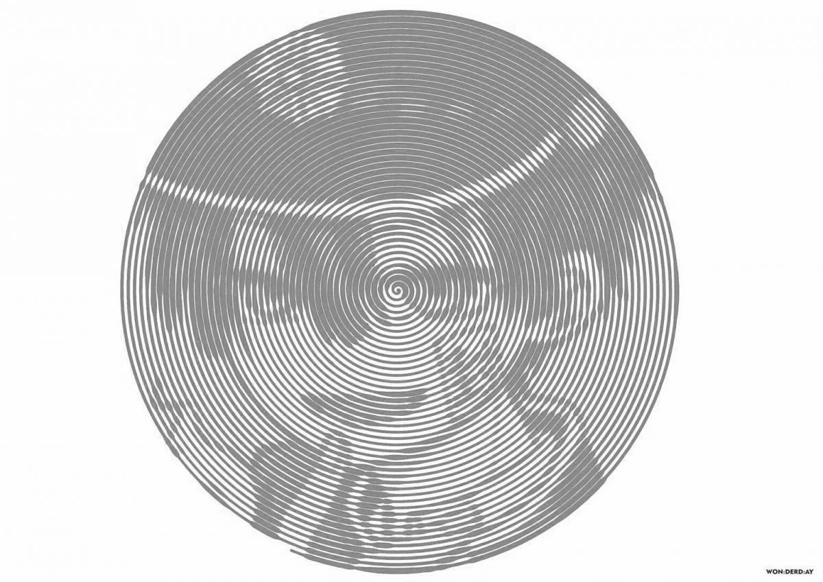 Betty's adorable spiral coloring book