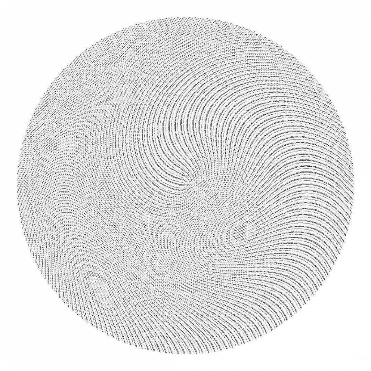 Coloring betty's dazzling spiral