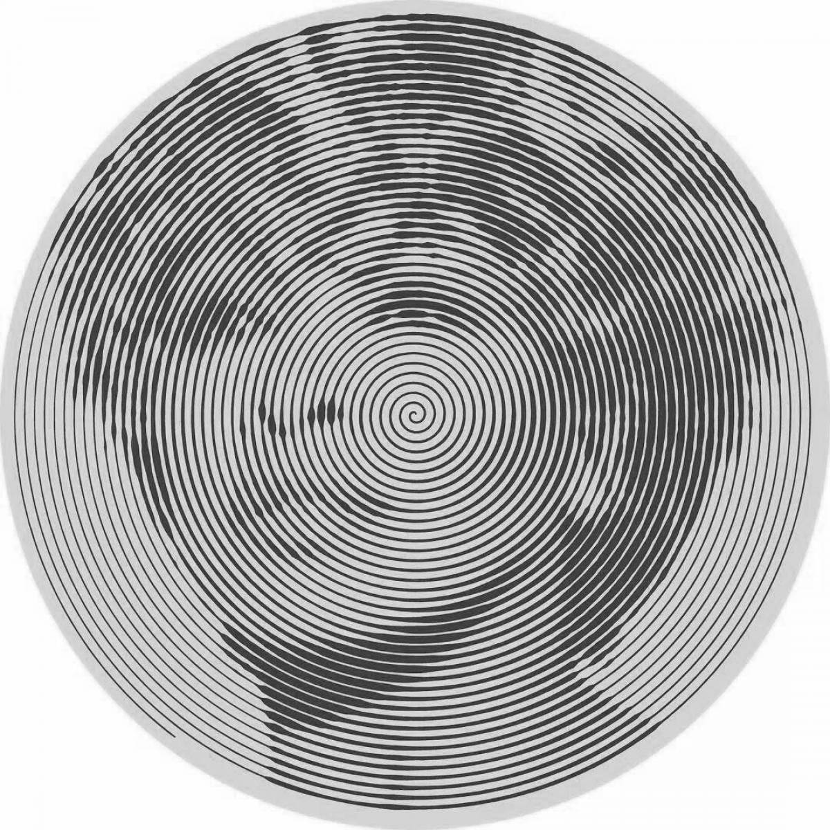 Betty's amazing spiral coloring book