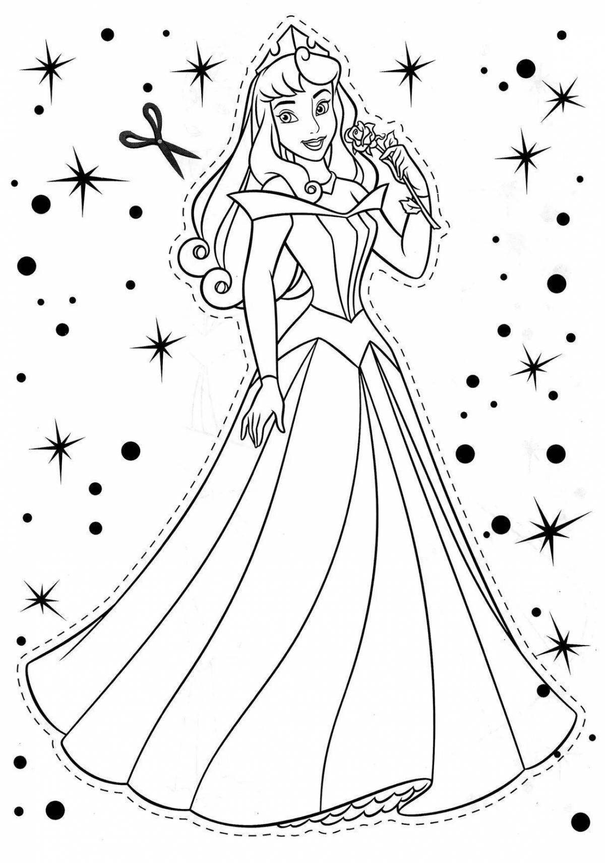 Amazing princess coloring pages new
