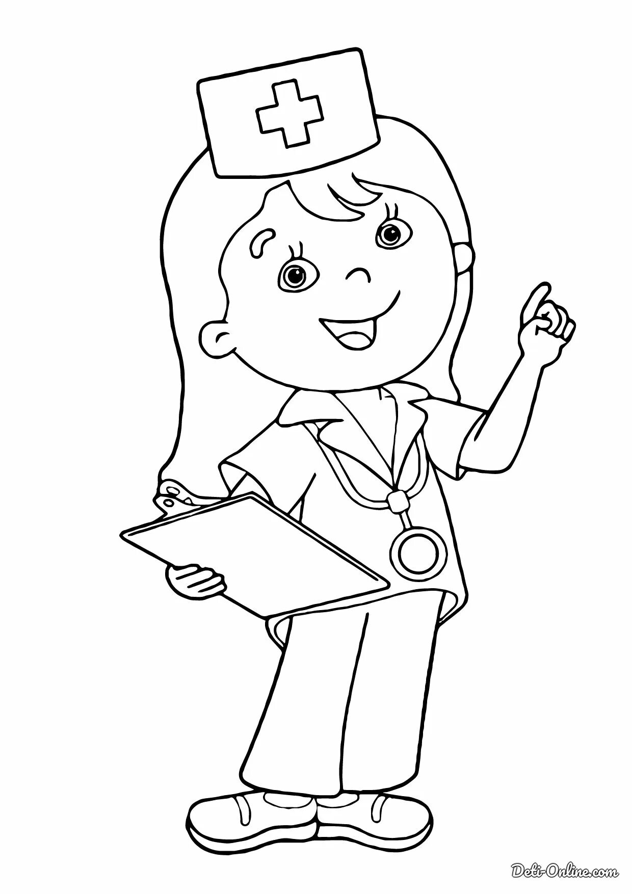 Doctor doctor fun coloring book