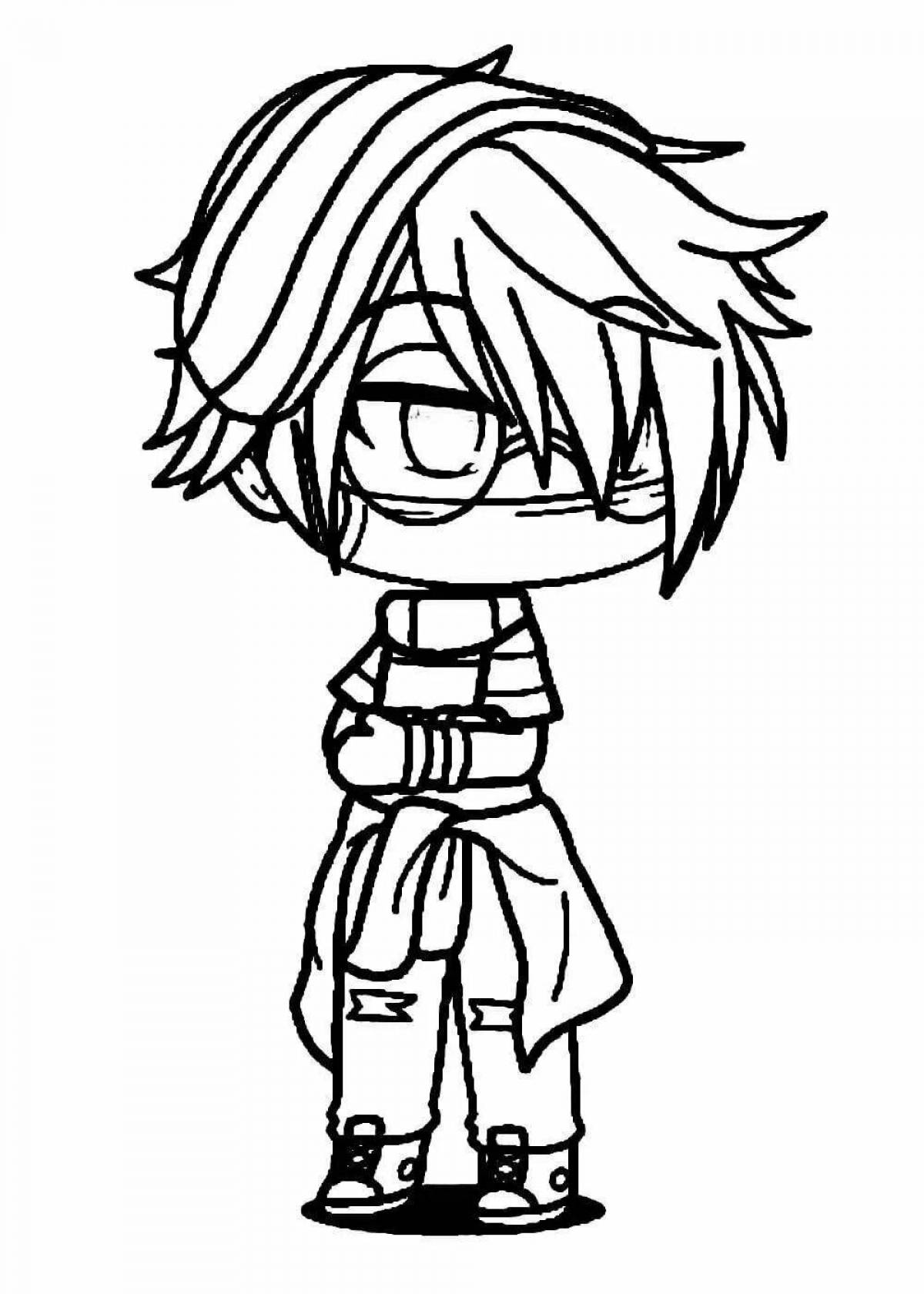 Shining gacha life coloring page