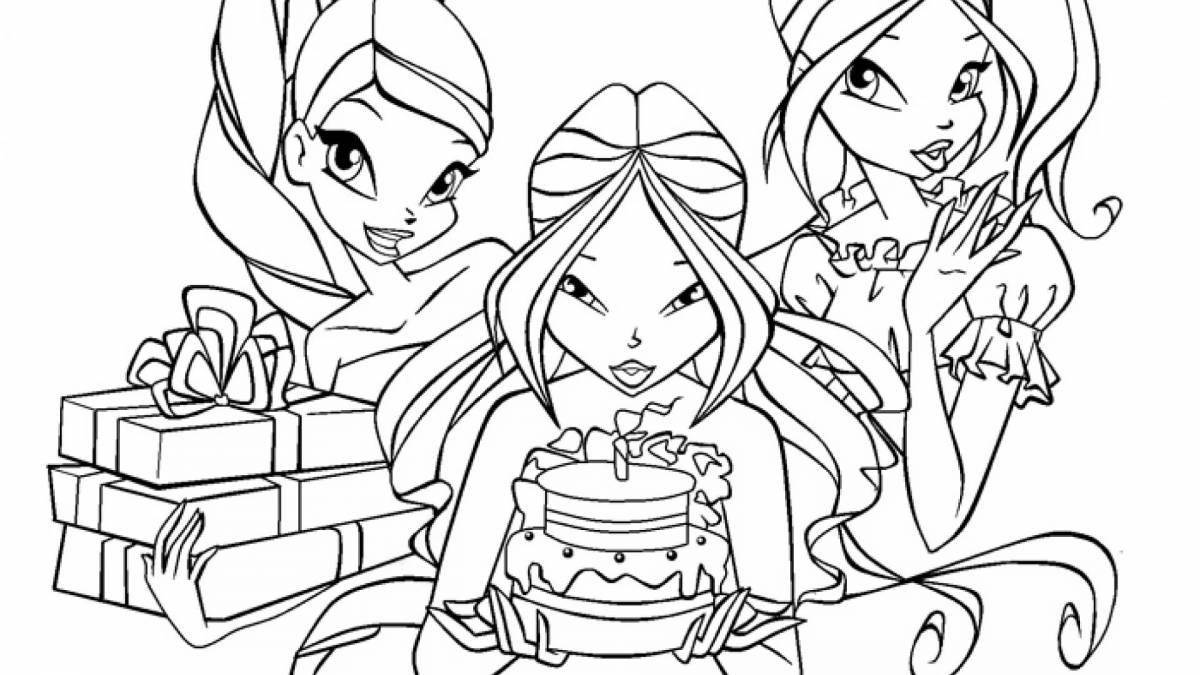 Brilliant winx coloring for android