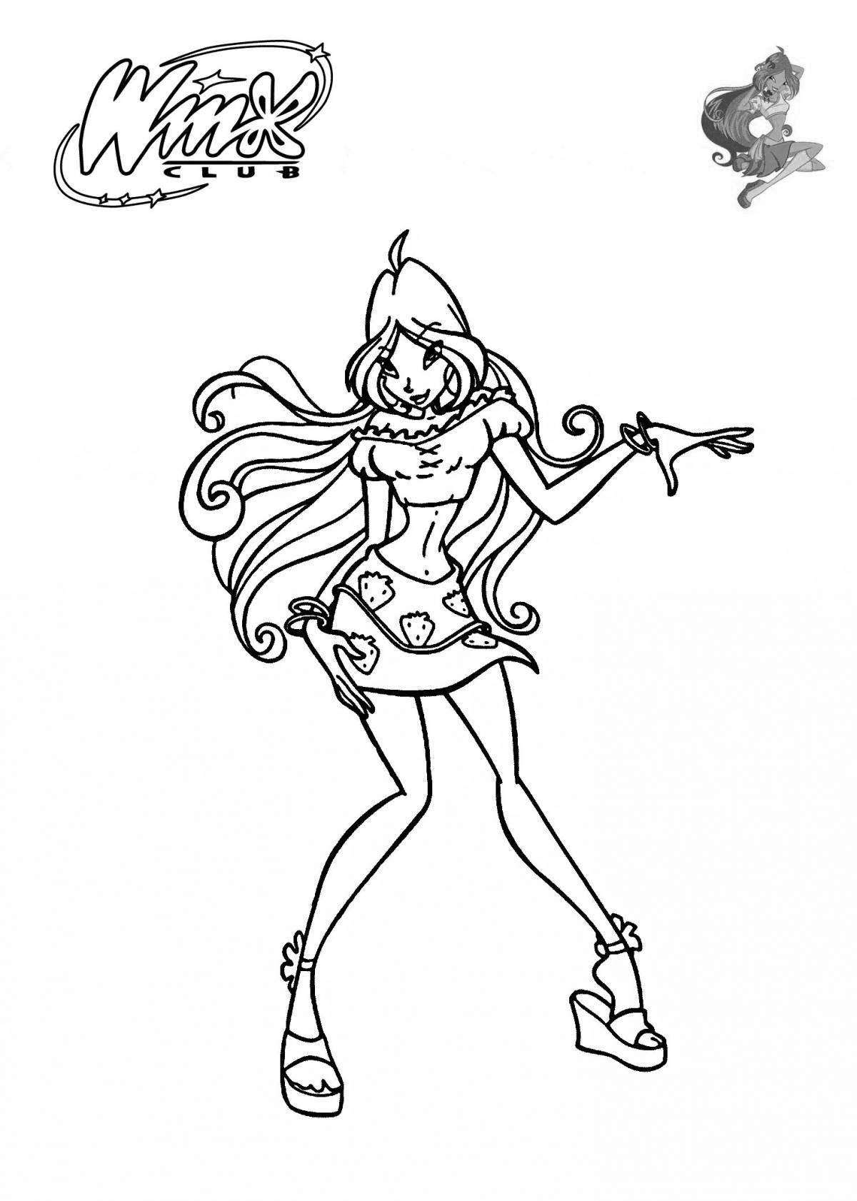 Exotic winx coloring for android