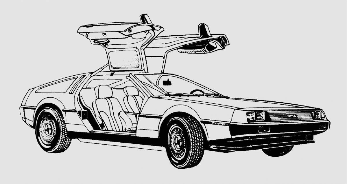 Great back to the future 2 coloring book