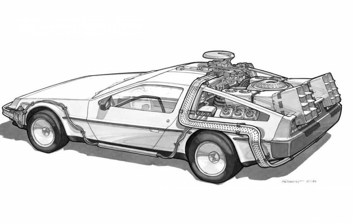 Tempting back to the future 2 coloring book