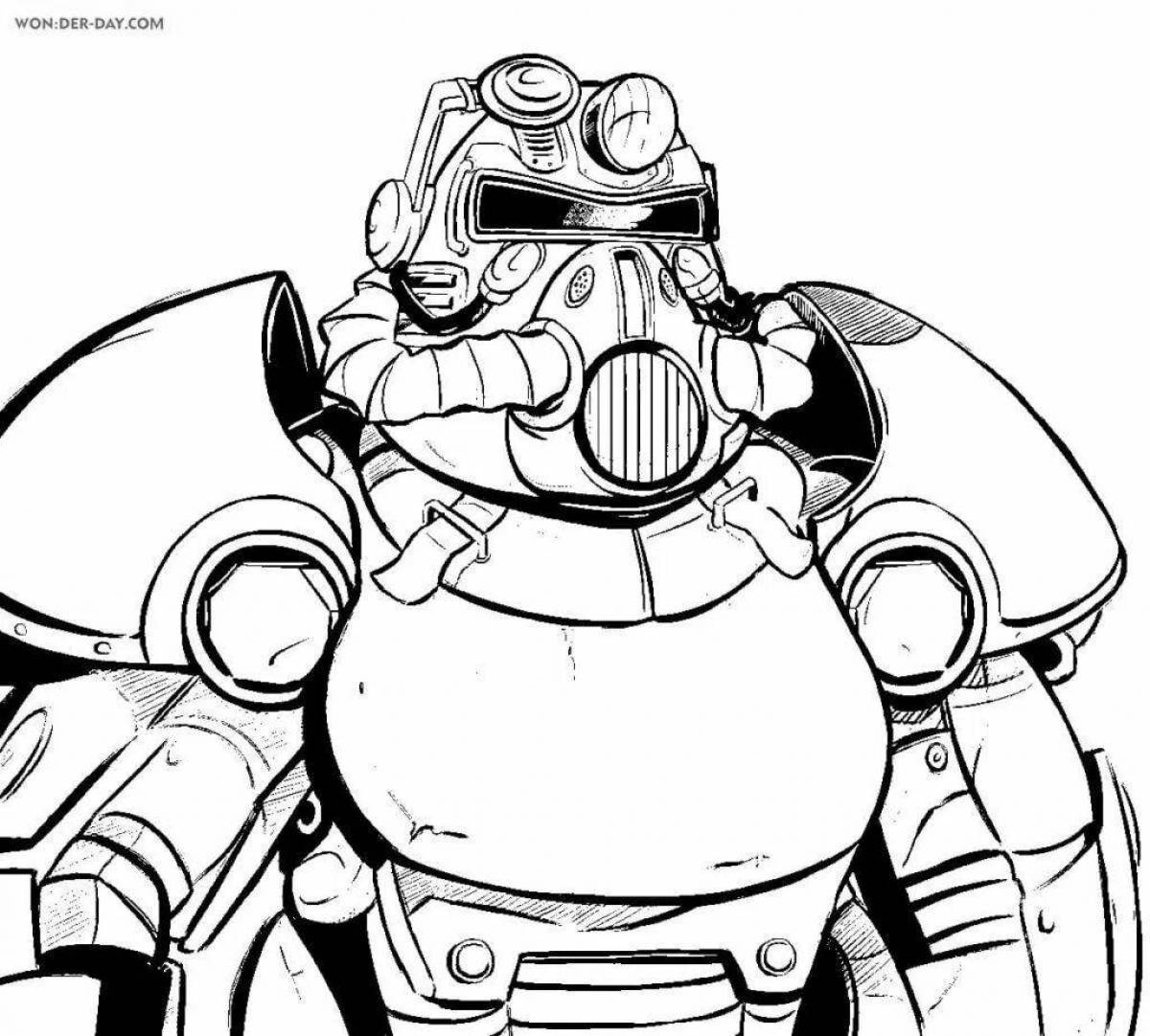 Военная раскраска для силовой брони - Прочее - Моды для Fallout 4 - Каталог модов - Tes-Game