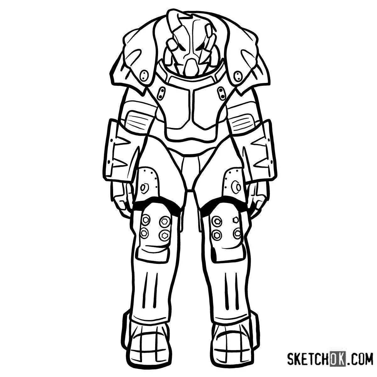 Delicate fallout 4 power armor coloring