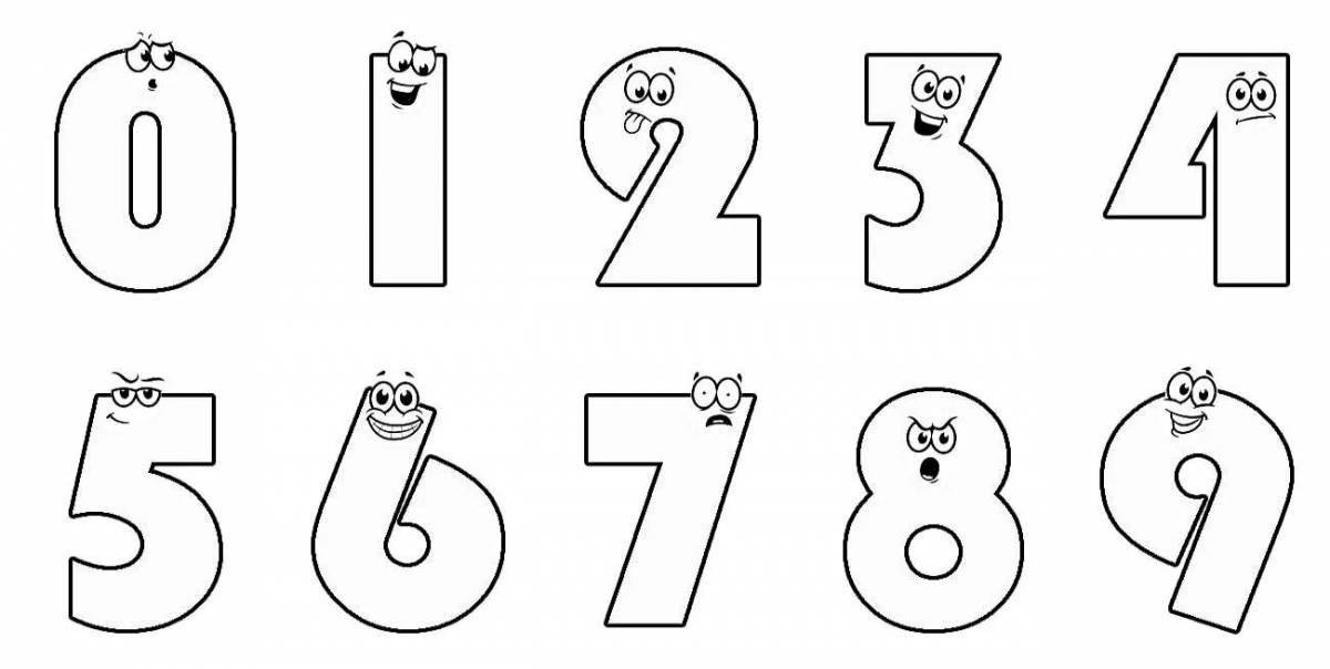 Fun numbers for kids #9