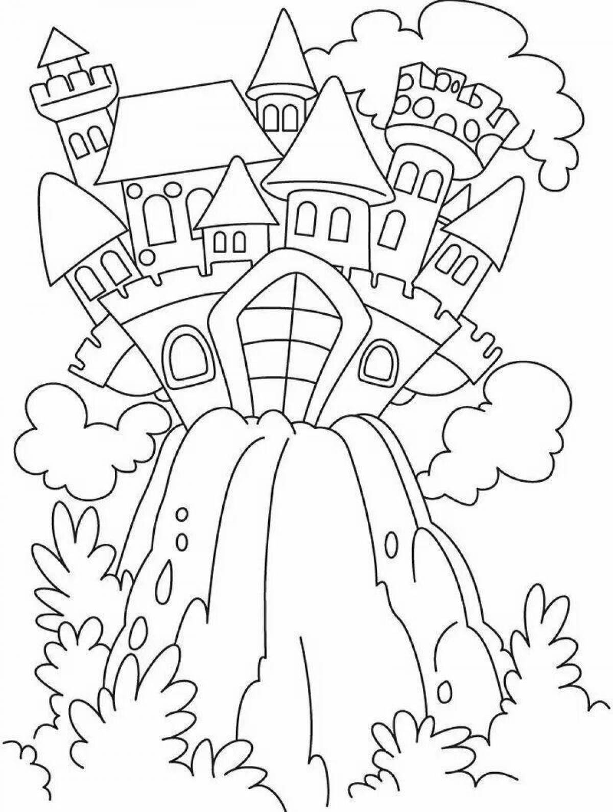 Wonderful city coloring pages for kids