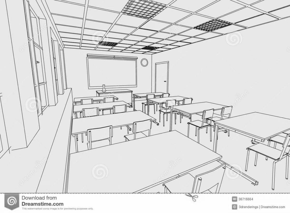 Fun coloring book my dream classroom