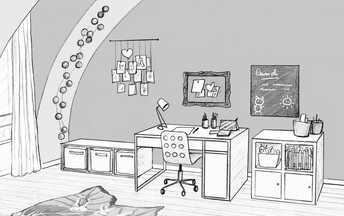 Inviting coloring my dream classroom