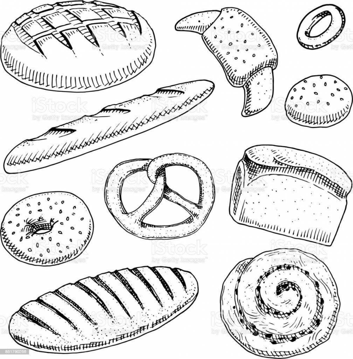 Хлебобулочные изделия картинки для детского сада распечатать