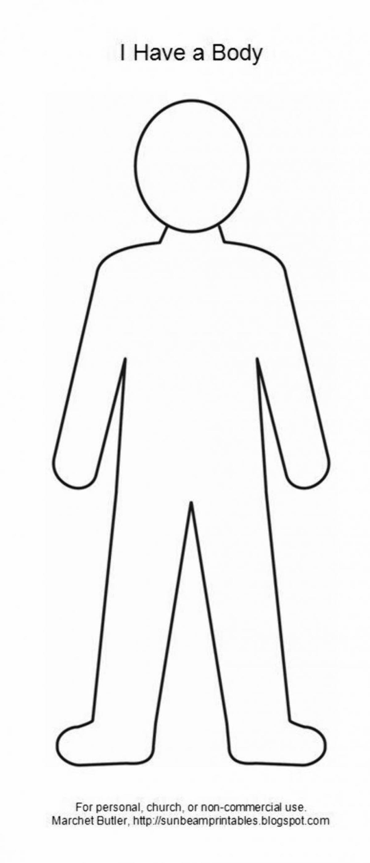 Human figure for kids #3