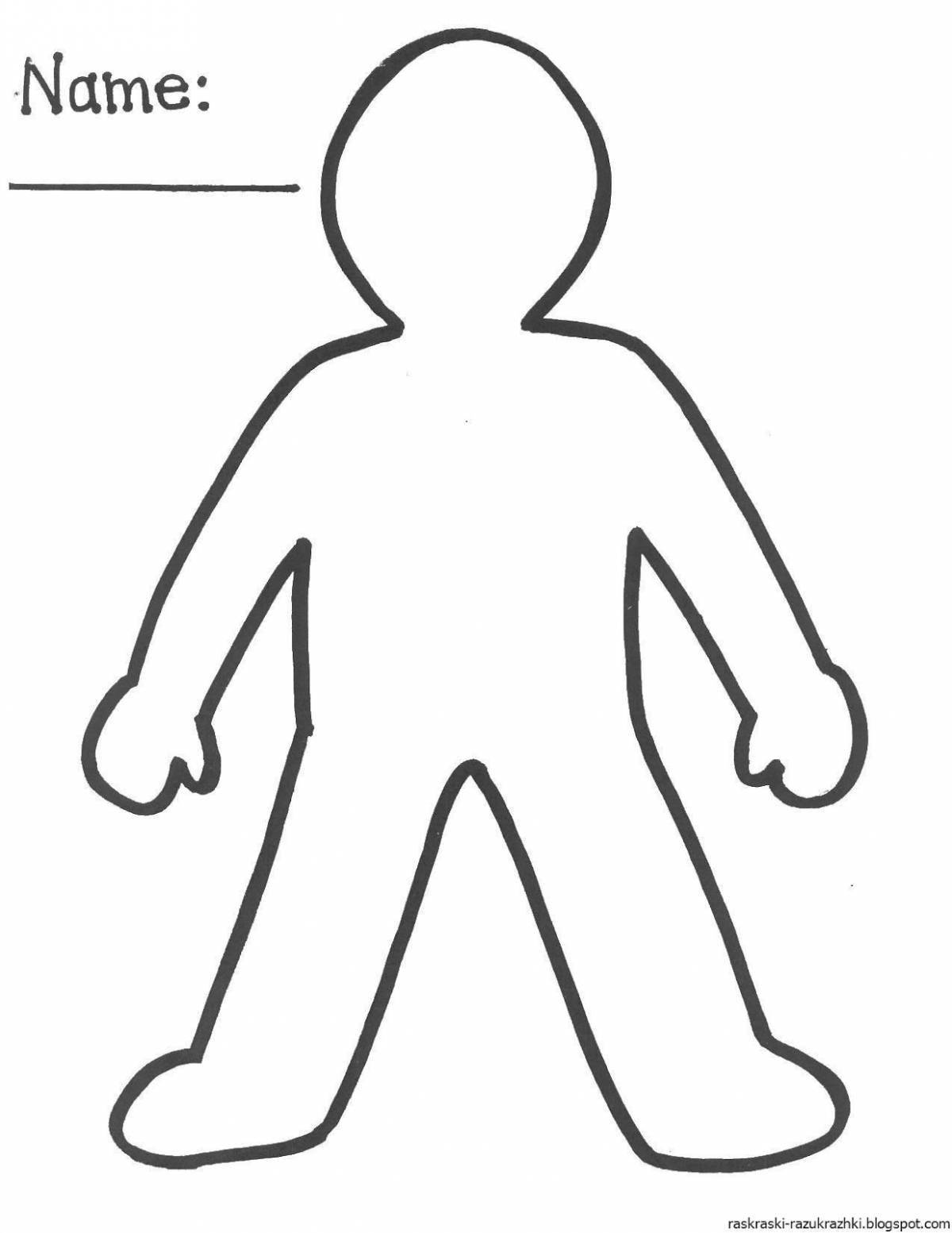 Human figure for kids #16