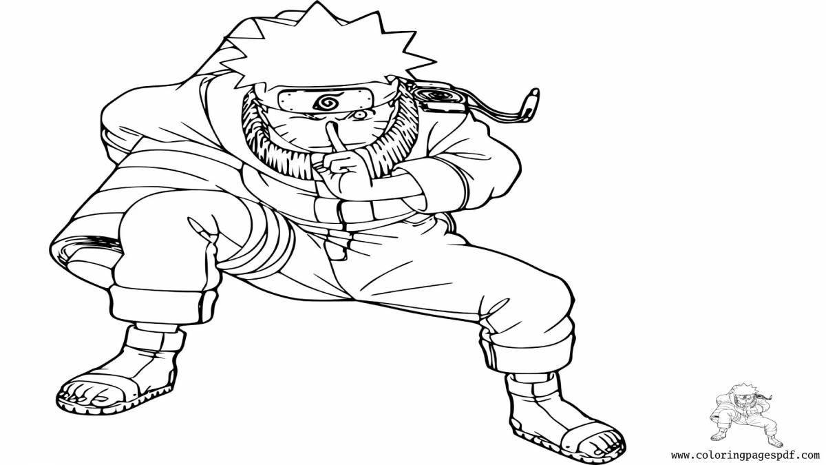 Perfect naruto coloring in hermit mode