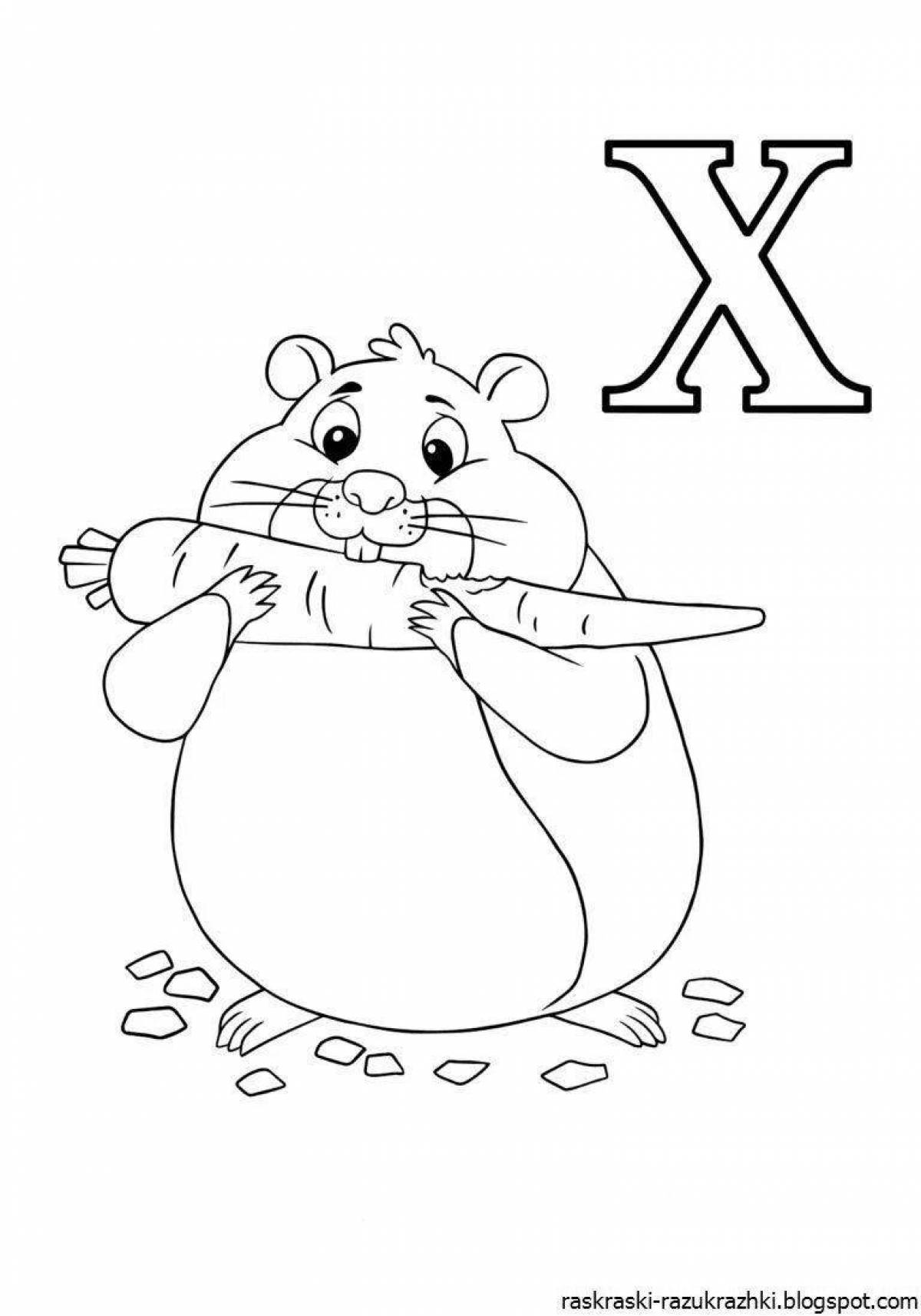 Fantastic xylophone coloring page