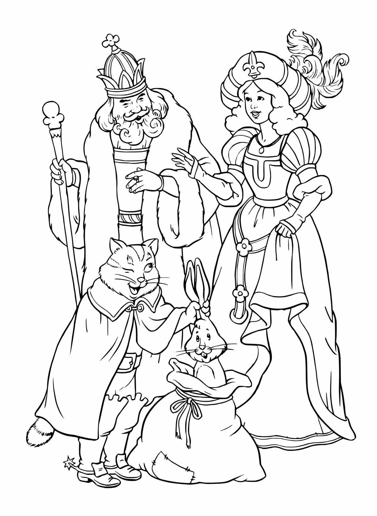 Чудесная раскраска три девушки у окна