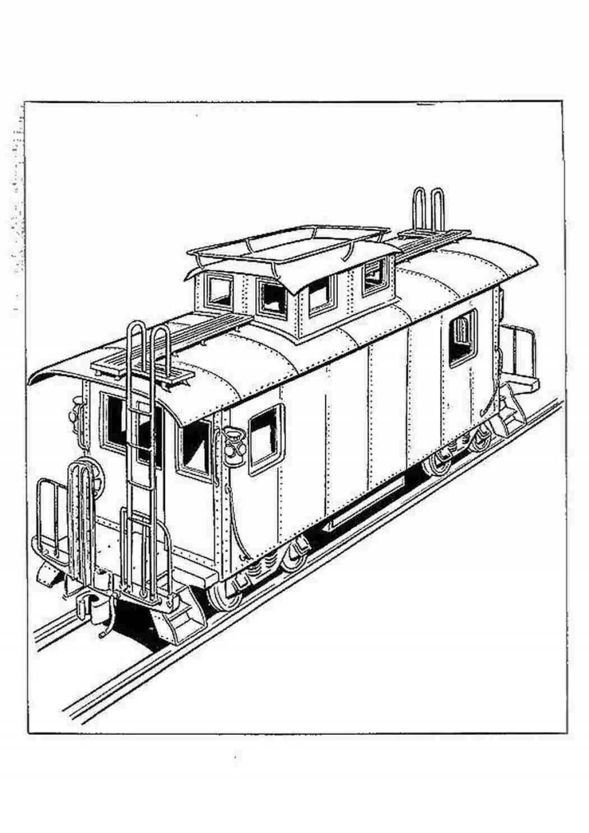 Awesome locomotive coloring pages for kids