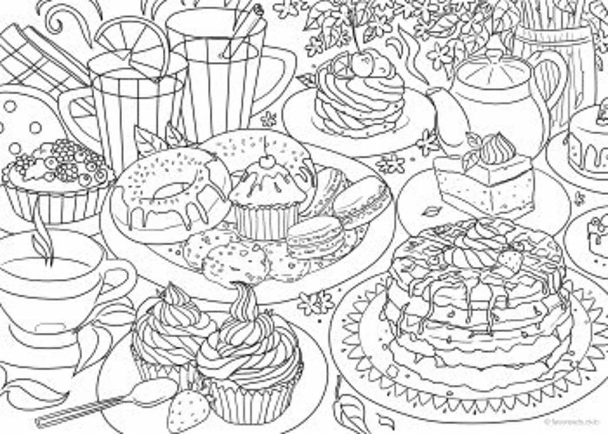 Children's Table Coloring Page