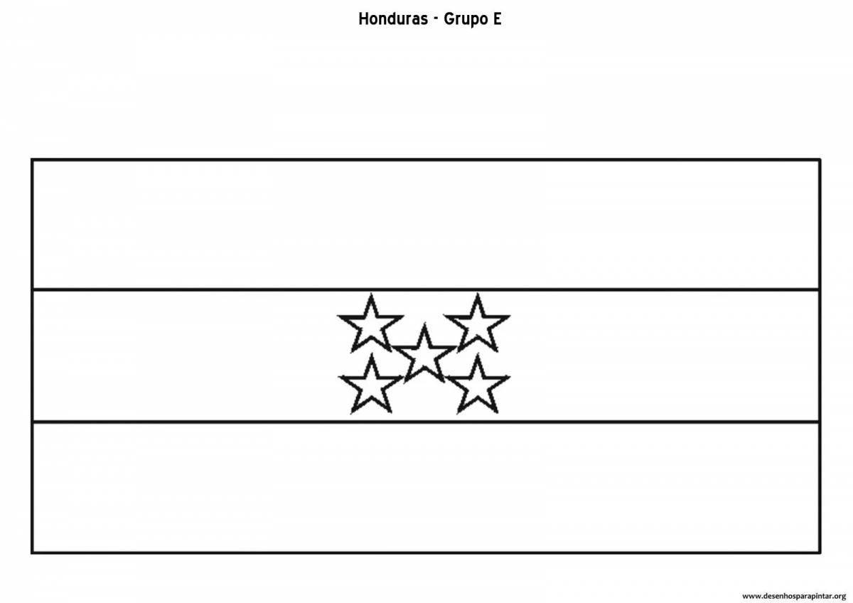 Uzbekistan flag fun coloring for kids