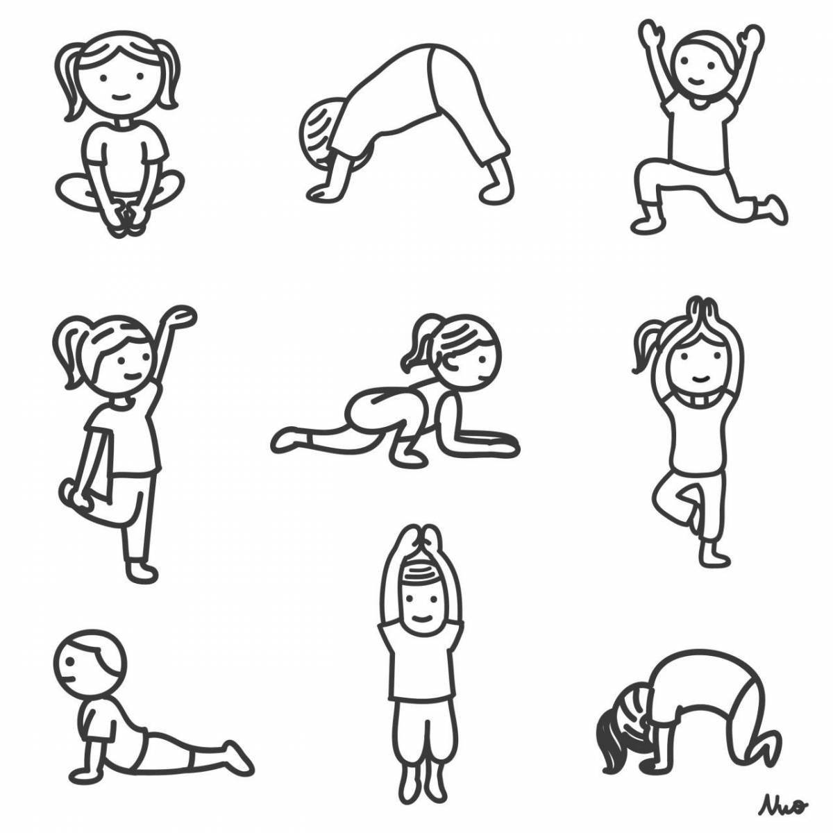 Morning exercises for kids #14