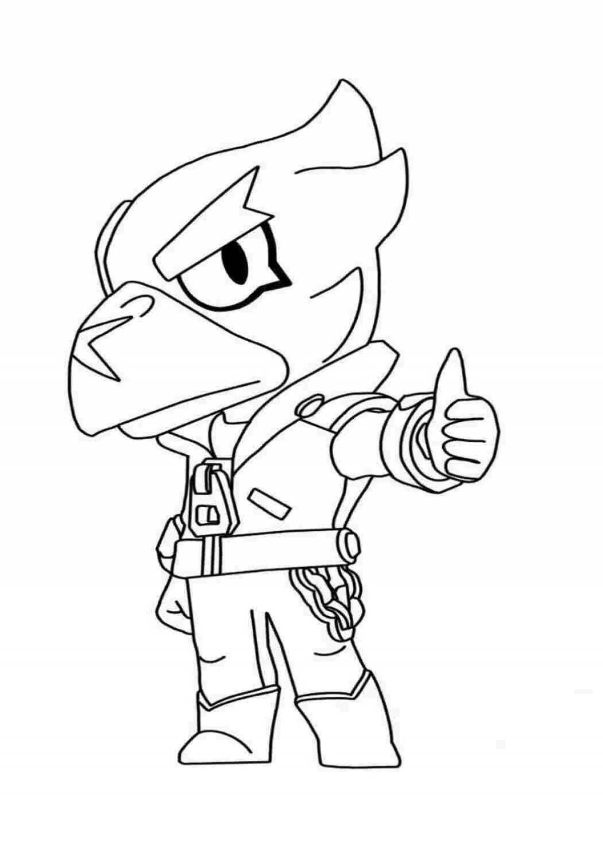 Fun brawl stars coloring pages for boys