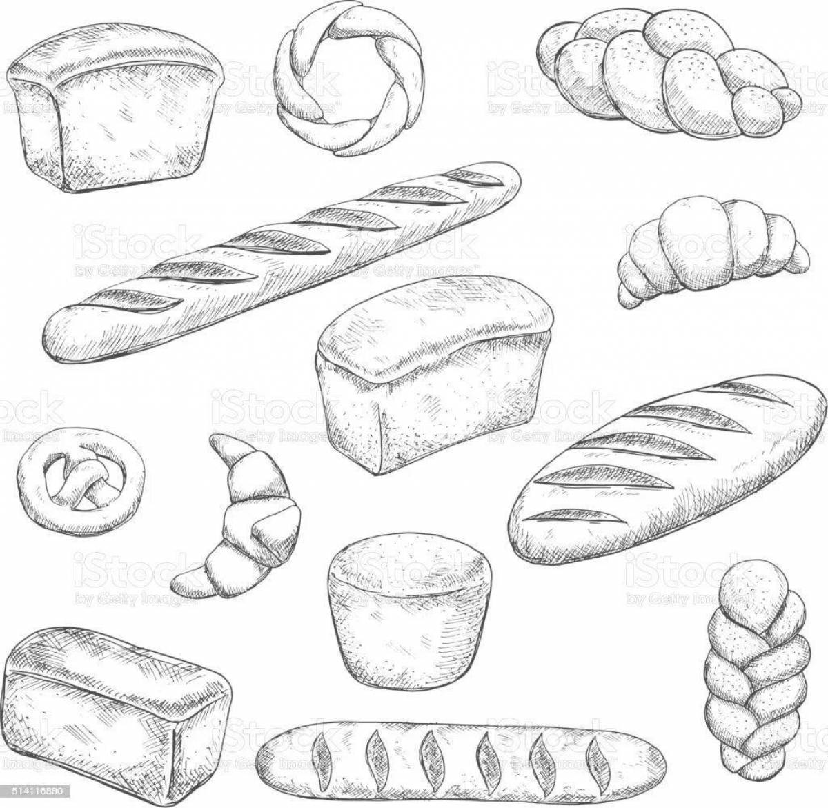 Living coloring of flour products for kids