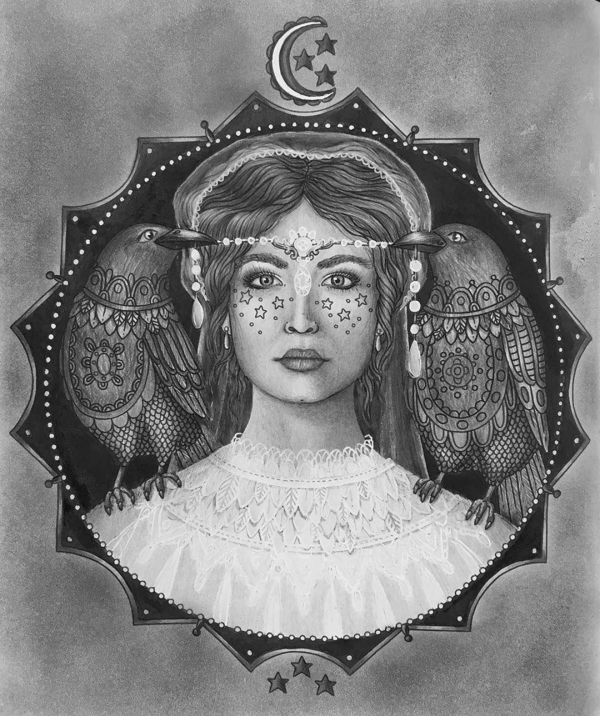 Violent coloring midnight masquerade finished work