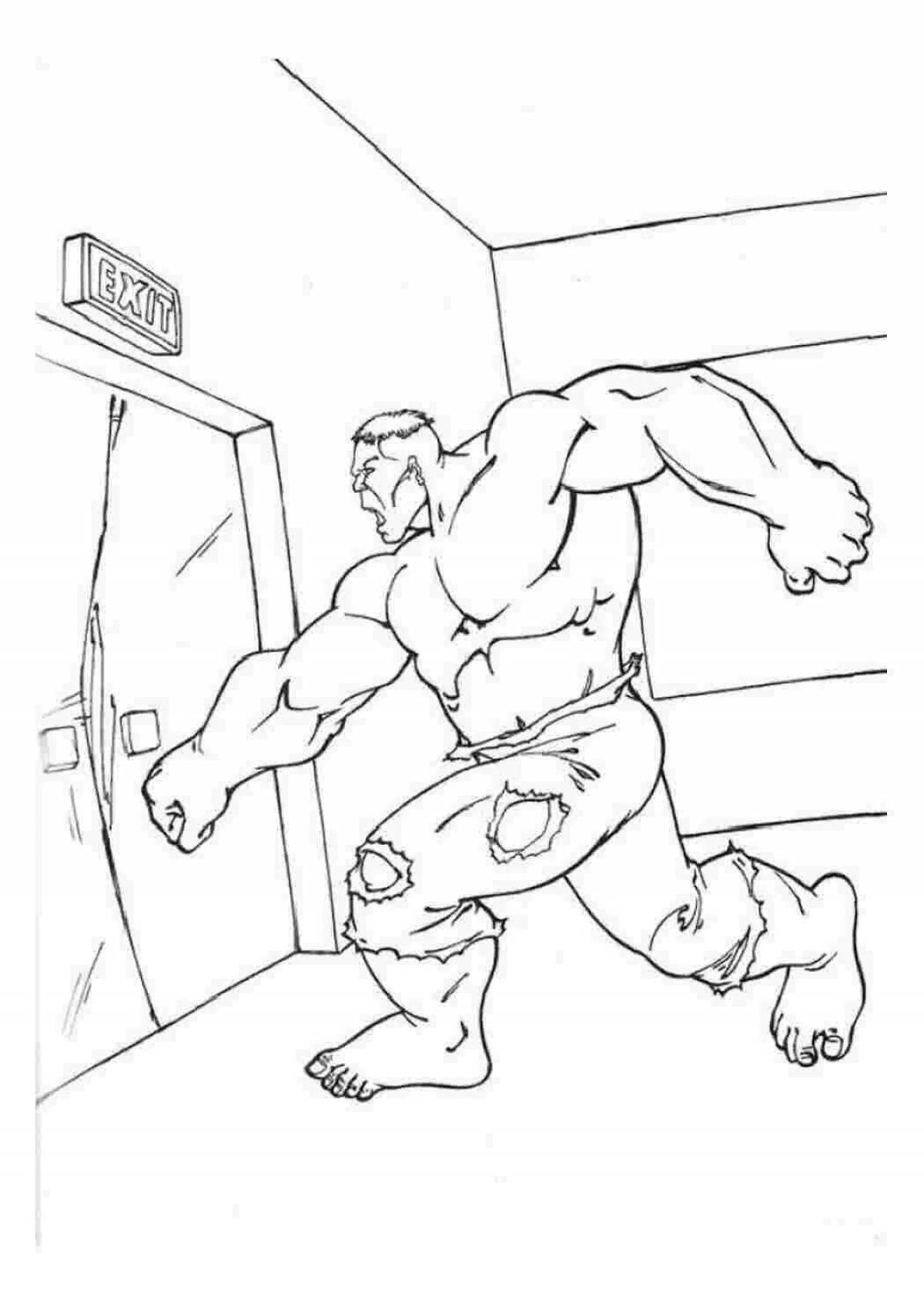 Radiant coloring page spiderman with hulk