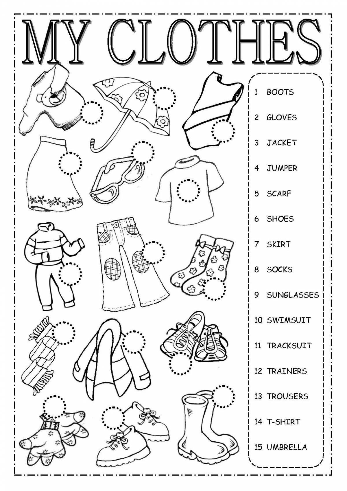 Color-crazy 4th grade english coloring book