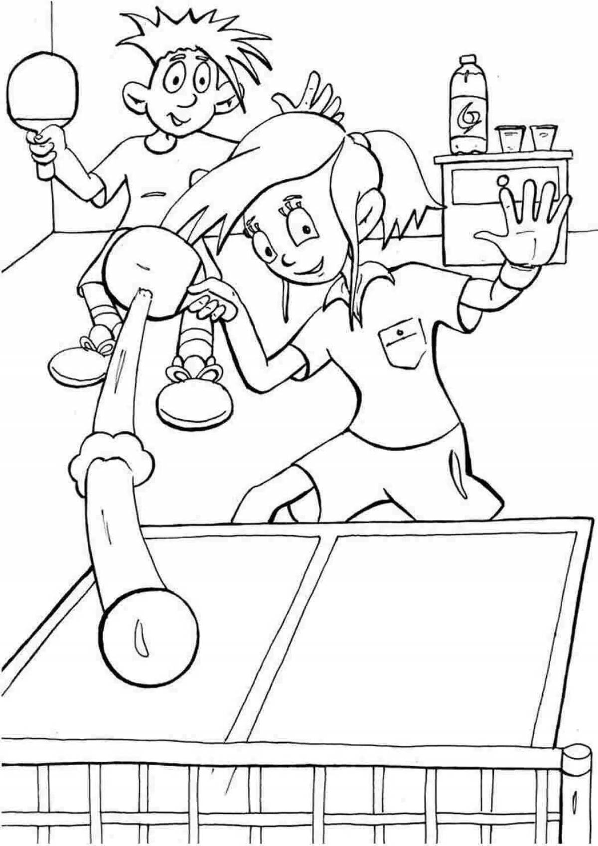 Раскраска Восхитительная раскраска хороших привычек